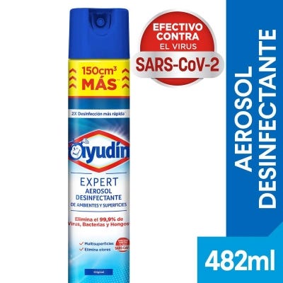 Desinfectante En Aerosol Ayudin Expert Original x482ml