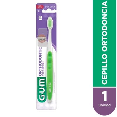 GUM Cepillo Orthodontic 4 Hileras