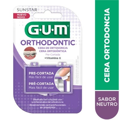 Cera Ortodoncia Gum Sin Sabor x5un