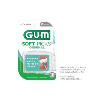 Cepillo Dental Gum Palillos 632rm Soft Picks