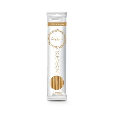 Organic Spa Sahumerios x20un Coco Vainilla