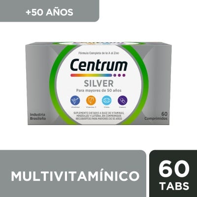Suplemento Vitaminico Centrum Silver x60com