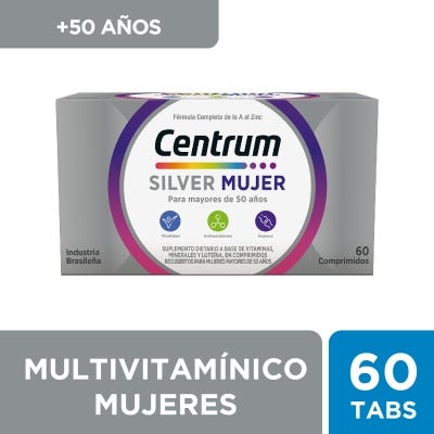 Suplemento Vitaminico Centrum Silver Mujer x60com
