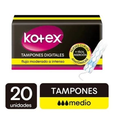 Tampones Kotex Medio x20