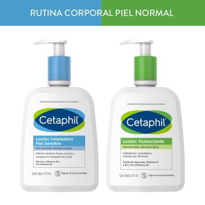Rutina Corporal Piel Normal Cetaphil