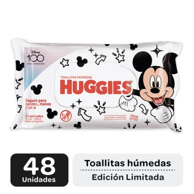 Toallas Húmedas Huggies Cuidado 4En1 Edición Limitada x48un SUJETO A DISPONIBILIDAD