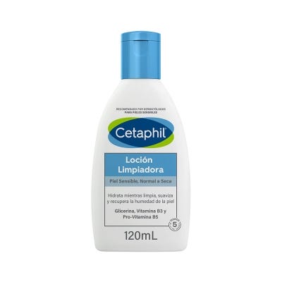Locion Facial Cetaphil Limpiadora Sensible x120ml