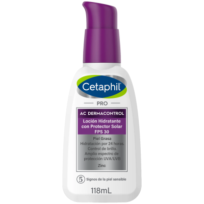 Locion Cetaphil PRO AC Dermacontrol Facial SPF30 x118ml