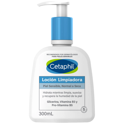 Cetaphil Loción Limpiadora Piel Sensible x300gr