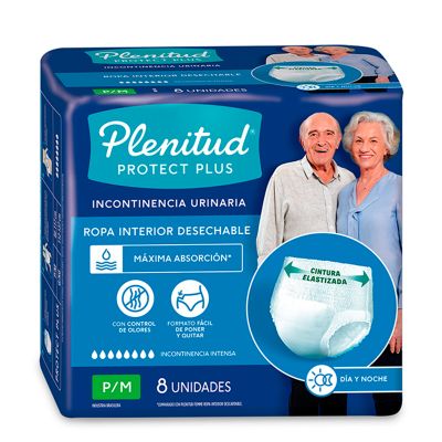 Ropa Interior Descartable Plenitud Protect plus p/m x8un