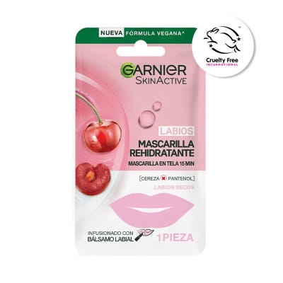 Mascarilla Skinactive Para Labios Cherry x5gr