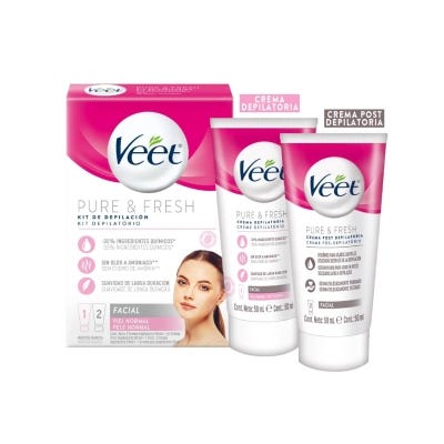 Crema Facial Veet Kit x 50ml + 50ml