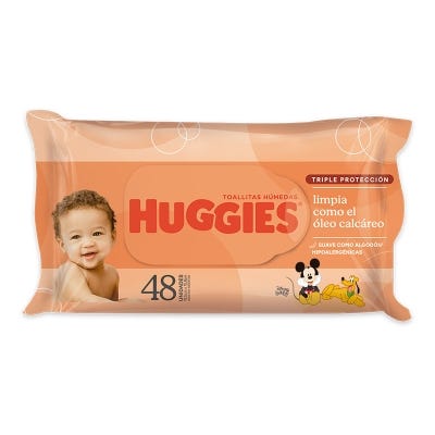 Toallas Húmedas Huggies Triple Protección Oleo x48un