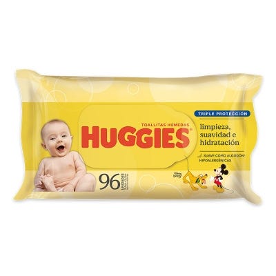 Toallas Húmedas Huggies Triple Protección x96un