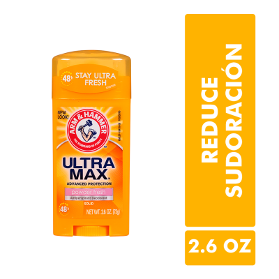 Desodorante En Barra Arm & Hammer Ultramax Powder Fresh x73gr
