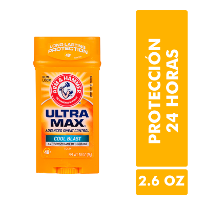 Desodorante En Barra Arm & Hammer Ultramax Cool Blast x73gr