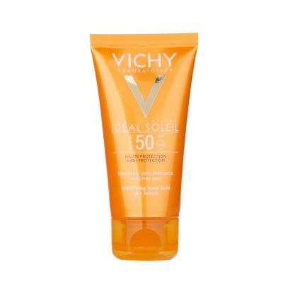 Protector Solar Vichy Ideal Solei Ip50 Crema Toque Seco x50ml