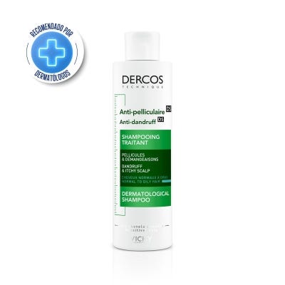 Shampoo Dercos Caspa Grasa x200ml