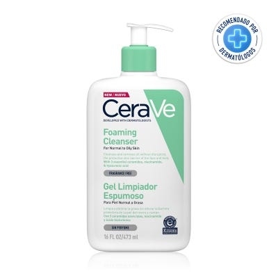 Gel Limpiador Cerave Espumoso 473Ml
