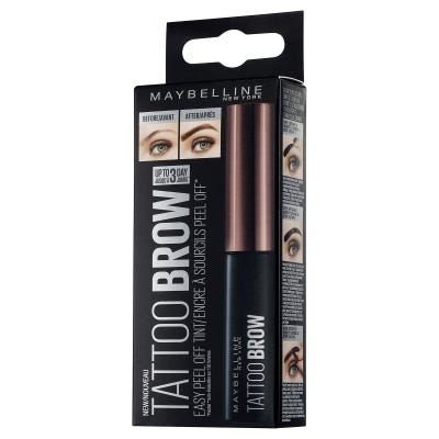 Delineador De Cejas Maybelline Brow Tattoo Dark Brown x4,6gr