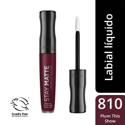  Labial Liquido Rimmel London Stay Matte Plum This Show 810 x6ml