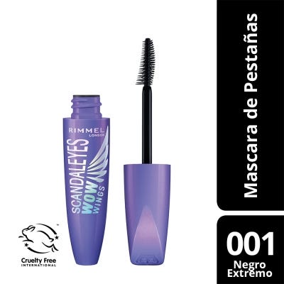 Mascara De Pestañas Rimmel London Scandal Eyes Black 001 x14gr