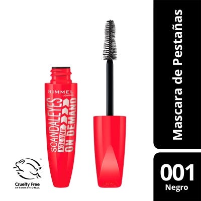  Mascara Rimmel London Scandaleyes Volumen On Demand Black x12ml 