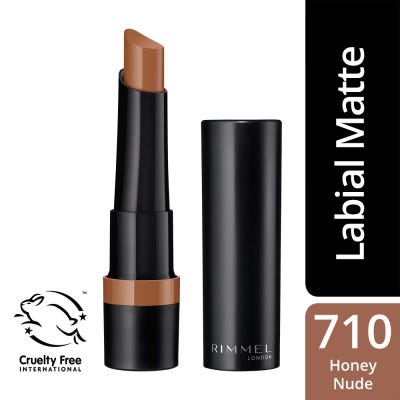 Labial Rimmel London Lasting Finish Matte Honey Nude x2,3gr