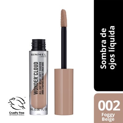  Sombra Rimmel London WonderCloud Cream Foggy Beige 002 x2ml