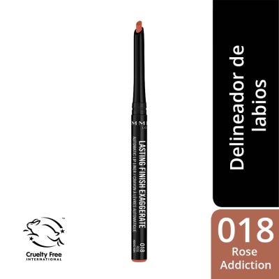 Delineador De Labios Rimmel London Lasting Finish 018 Rose Addiction