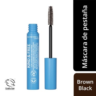 Mascara De Pestañas Rimmel London Kind & Free Brown Black x1