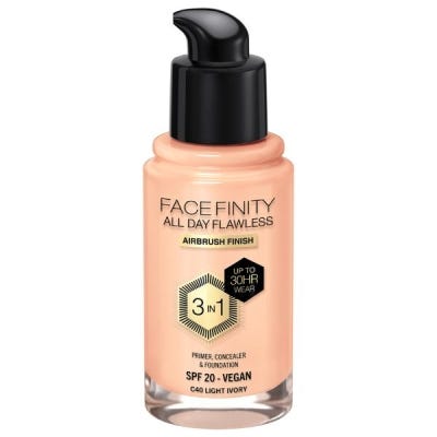 Base Liquida Max factor facefinity All day flaw 40 light ivory