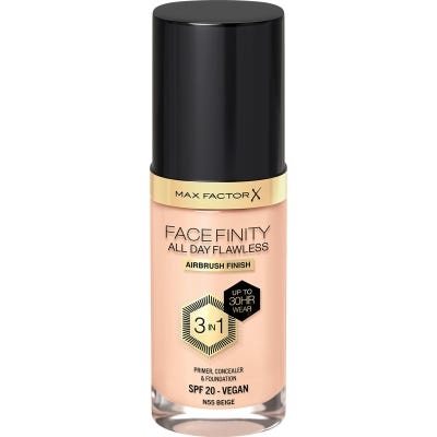 Base Liquida Max factor facefinity All day flaw 55 beige