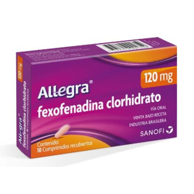 Allegra 120 Mg Comp.Rec. X 10