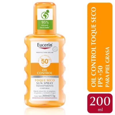 Protector Solar en Spray Eucerin Sensitive Protect FPS50+  x200ml