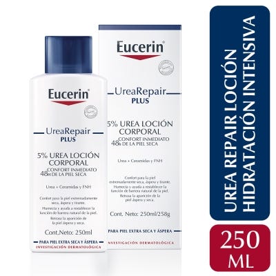 Loción corporal Eucerin UreaRepair PLUS 5% para piel seca 250 ml
