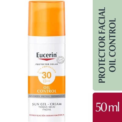 Protector Solar Eucerin Sun SPF30 Facial Toque Seco x50ml