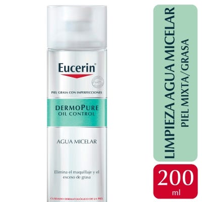 Agua Micelar Eucerin Dermopure Oil Control x200ml