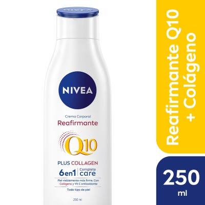 Crema Corporal Reafirmante Nivea Q10 + Colágeno 6 En 1 x250ml  