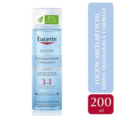 Loción micelar Eucerin DermatoCLEAN Hyaluron x200ml