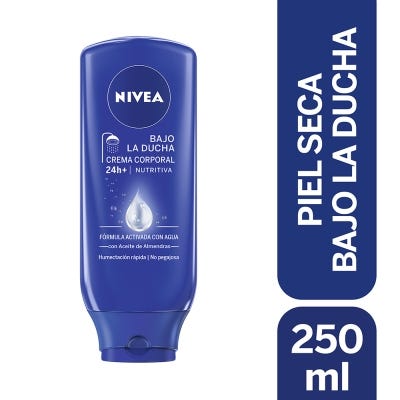 Crema Corporal Bajo la ducha Nivea Milk Nutritiva x 250 ml