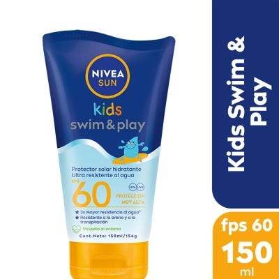 Protector Solar Nivea Swim & Play Kids FPS 60 150Ml