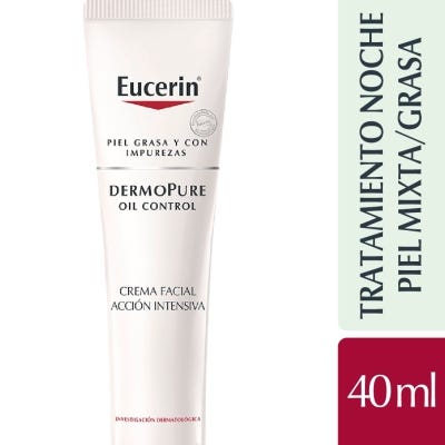 Crema Facial Noche Eucerin Dermopure Oil Control x40ml