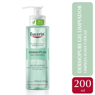 Gel limpiador Eucerin DermoPURE Oil Control x 200 ml
