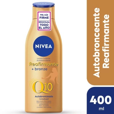 Loción Corporal Nivea Autobronceante + Reafirmante Q10 x400ml