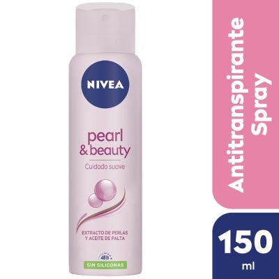 Desodorante femenino NIVEA Pearl & Beauty Sin Siliconas x 150 ml