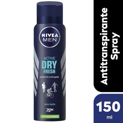Desodorante antitranspirante NIVEA MEN Dry Fresh Sin Siliconas x 150ml