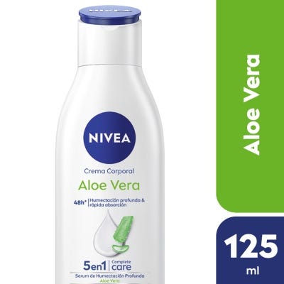 Crema Corporal Nivea Aloe Vera 5En1 Piel Normal x125ml