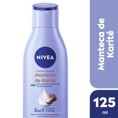 Crema Corporal Nivea Manteca de Karité 5En1 Piel Seca x125Ml