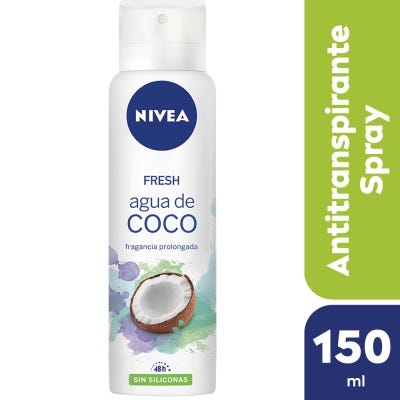 Desodorante femenino NIVEA Fresh Agua de Coco Sin Siliconas x 150 ml